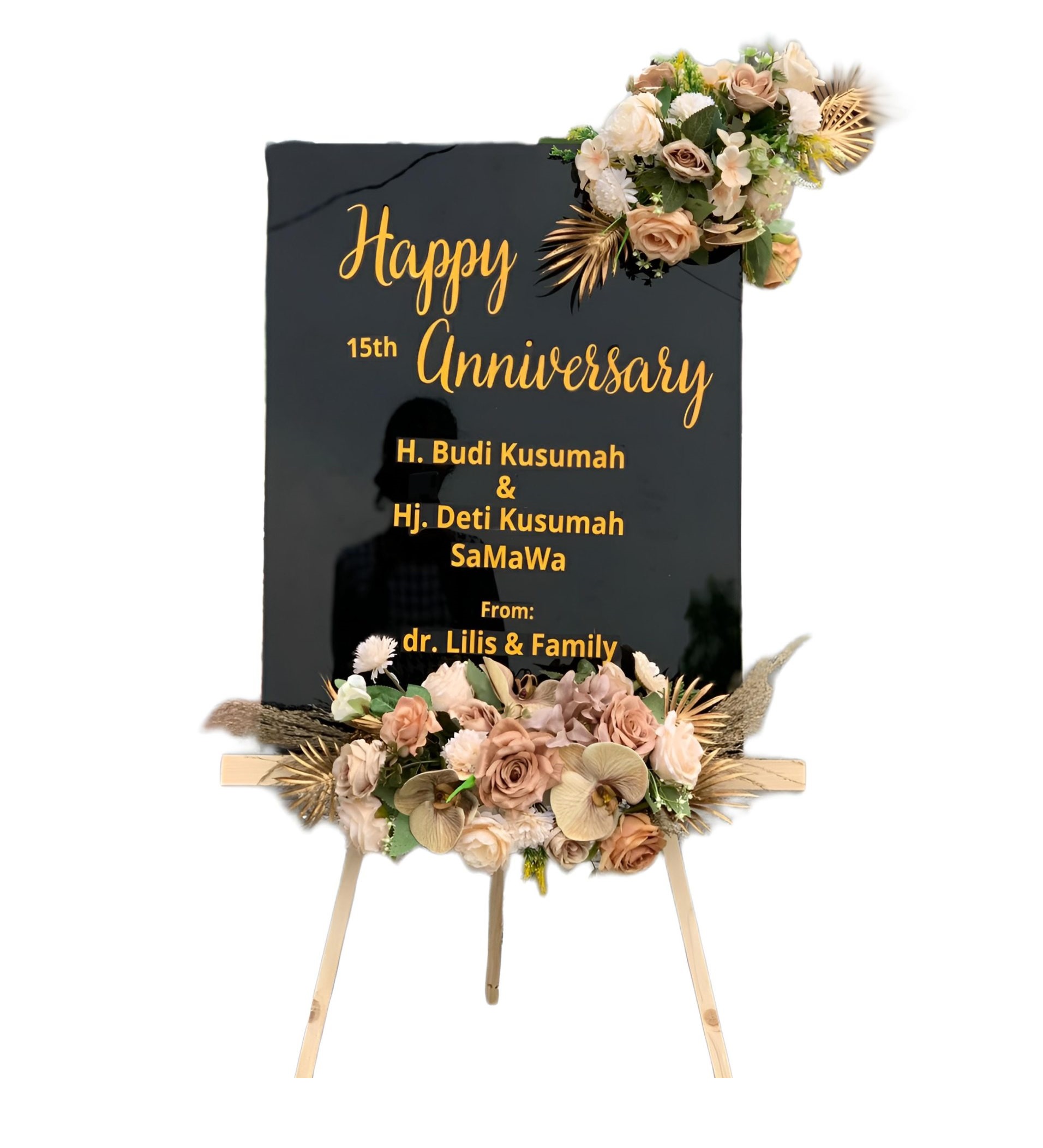 Papan Bunga Akrilik Karangasem