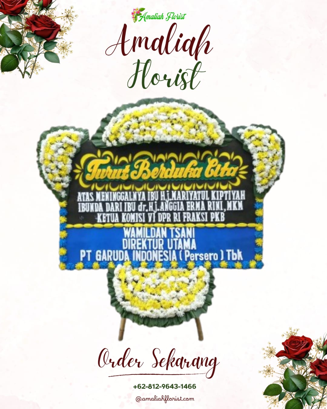 Papan Bunga Duka Karangasem